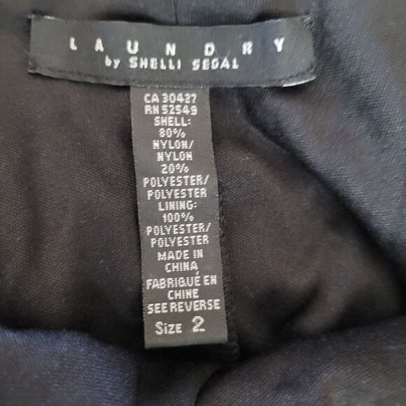 Vintage 90's Midi Slip Dress 2 Black Mesh Beaded Overlay Steampunk Goth Witchy - Picture 11 of 11